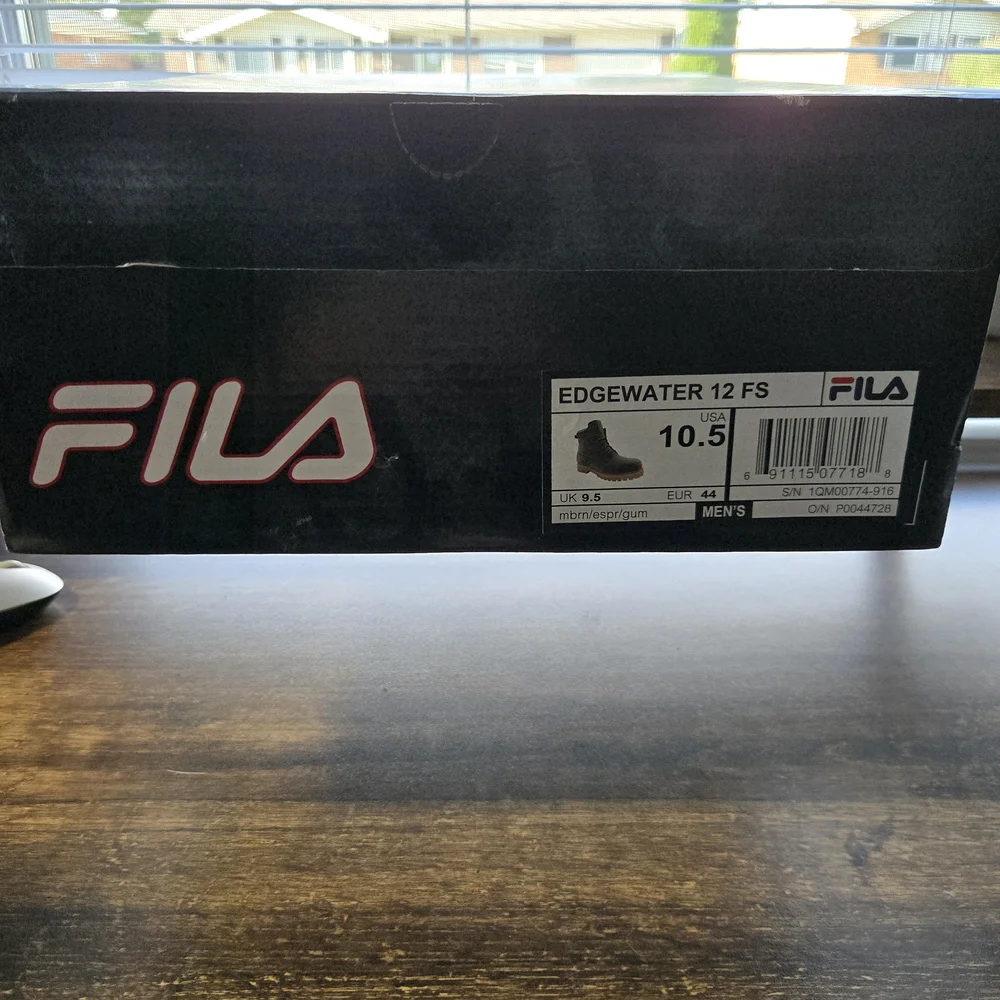 Fila Men's Charcoal‎ and Tan Boots